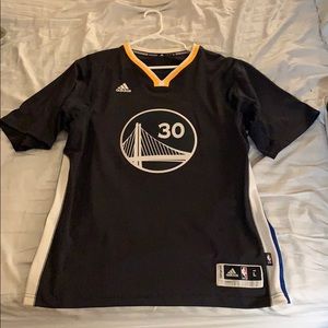 Stephen Curry Slate sleeved Jersey